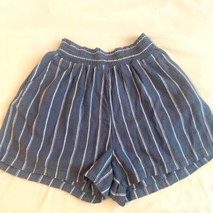 Women’s Striped Cotton Shorts